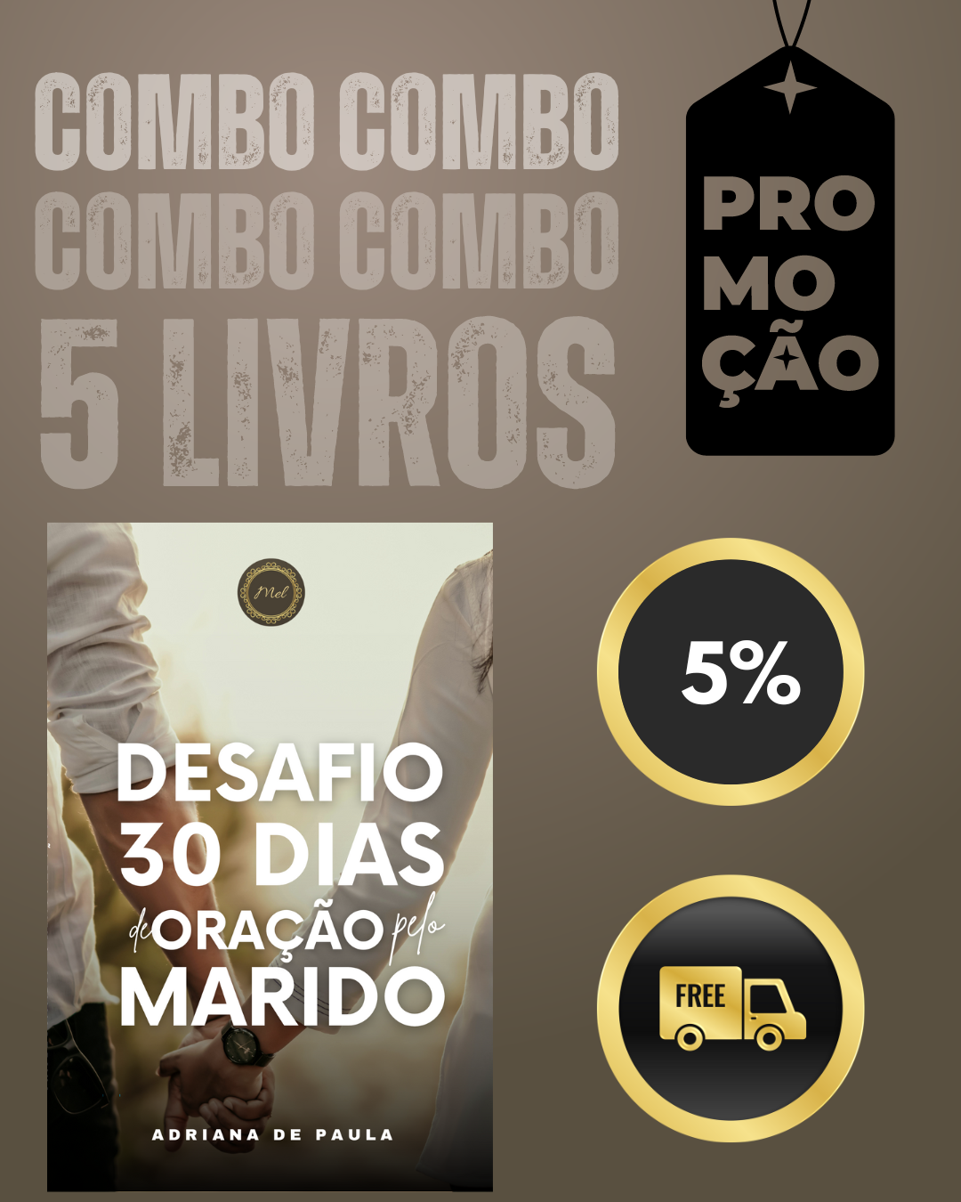 COMBO 5 X DESAFIO ORAÇÃO MARIDO