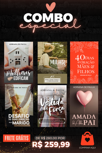 Box com 6 livros