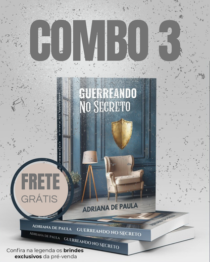 COMBO 3 X GUERREANDO NO SECRETO